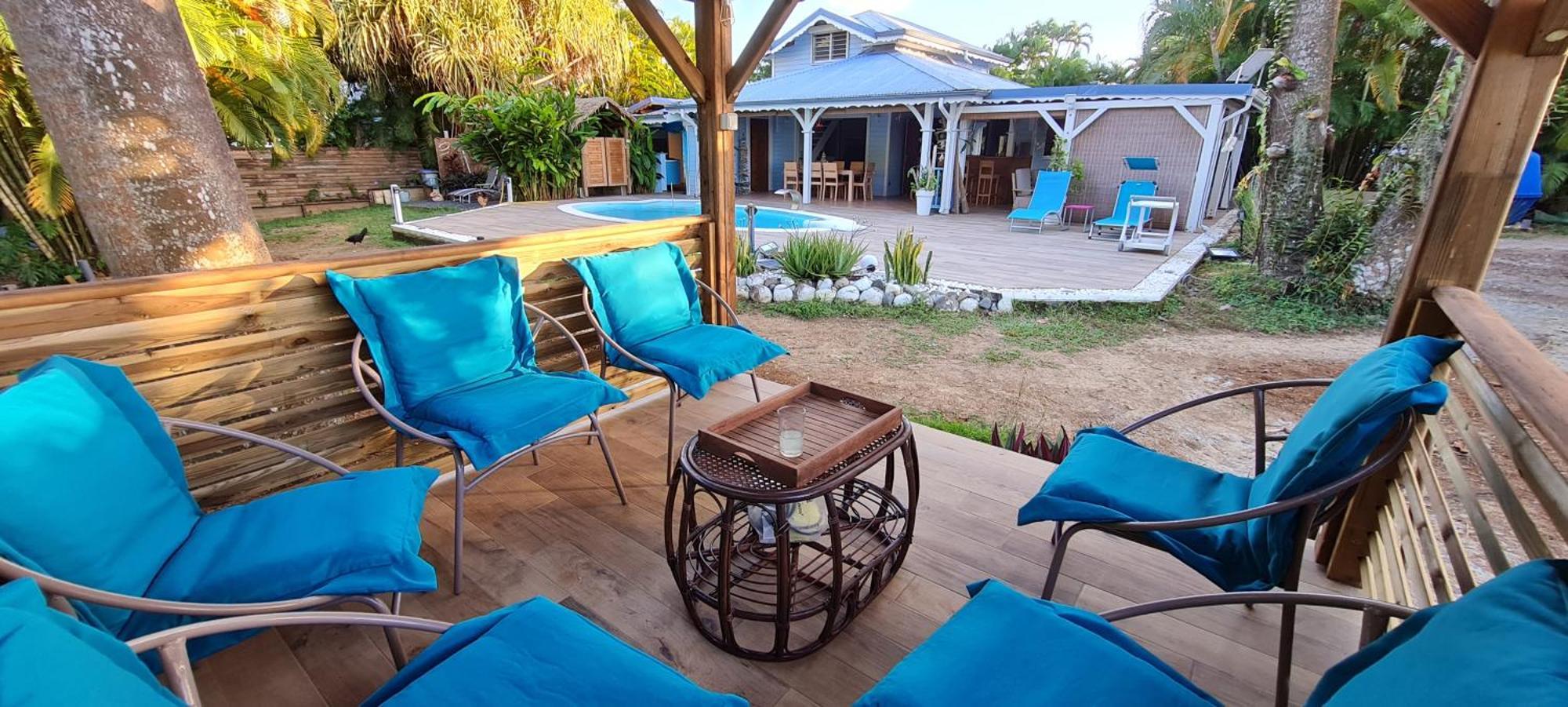 Gite Kaz A Topaze, Piscine, Jardin Tropical سانت-روز المظهر الخارجي الصورة