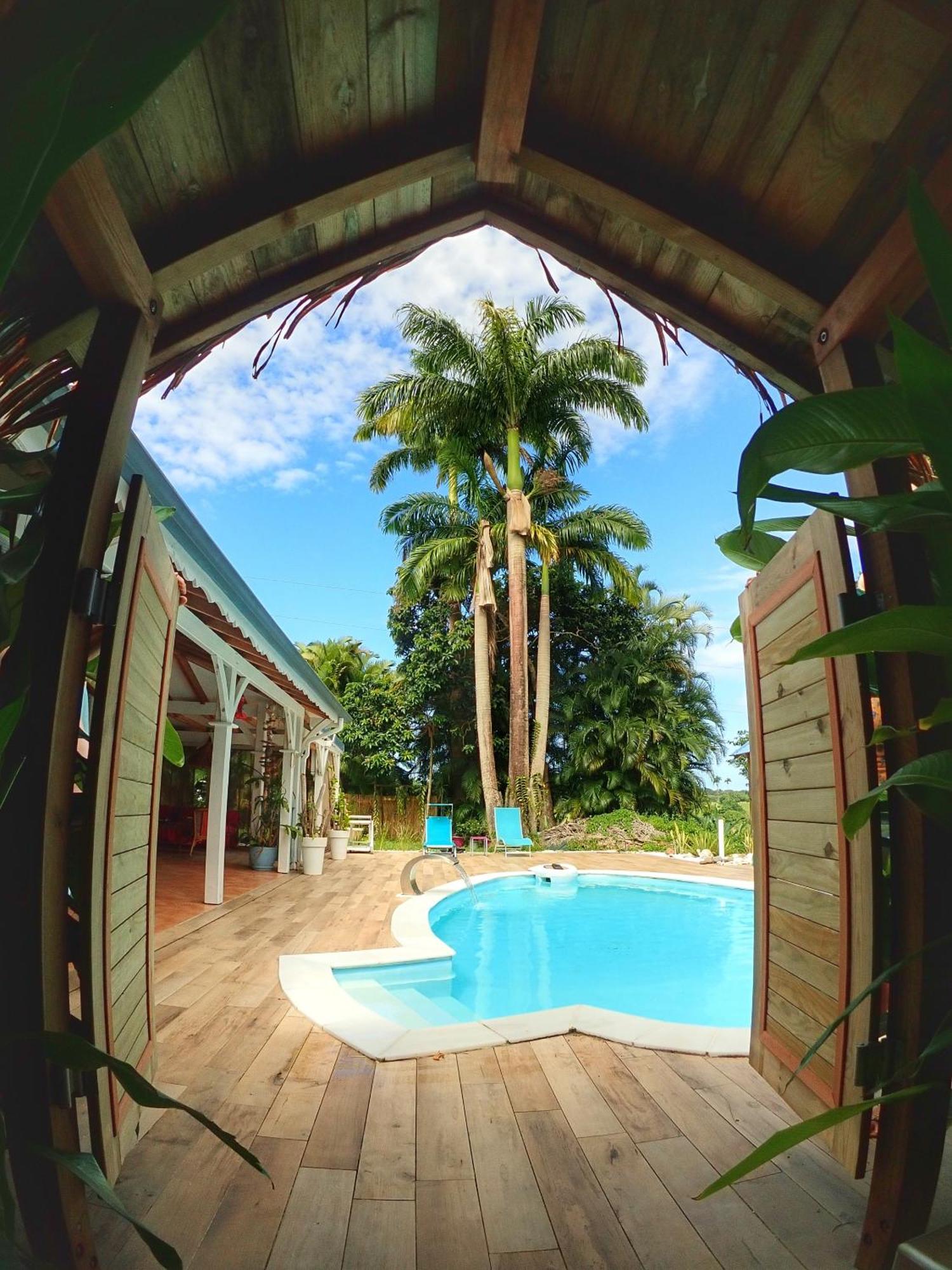 Gite Kaz A Topaze, Piscine, Jardin Tropical سانت-روز المظهر الخارجي الصورة